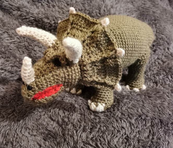 Crochet Triceratops 
